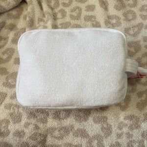 Stoney Clover Large White Cosmetic Pouch
